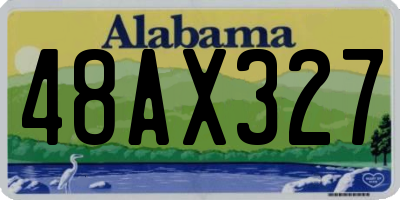 AL license plate 48AX327