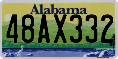 AL license plate 48AX332