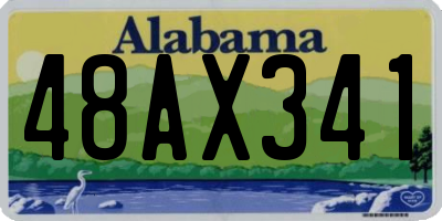 AL license plate 48AX341