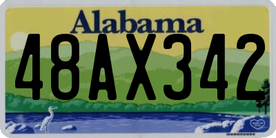 AL license plate 48AX342