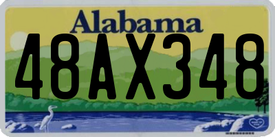AL license plate 48AX348