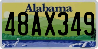 AL license plate 48AX349
