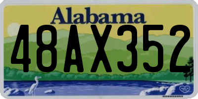 AL license plate 48AX352
