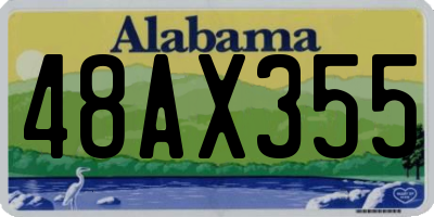 AL license plate 48AX355
