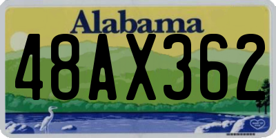 AL license plate 48AX362
