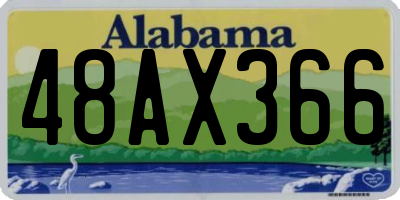 AL license plate 48AX366