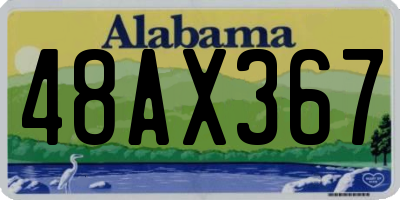 AL license plate 48AX367