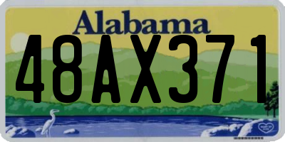AL license plate 48AX371