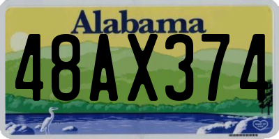 AL license plate 48AX374