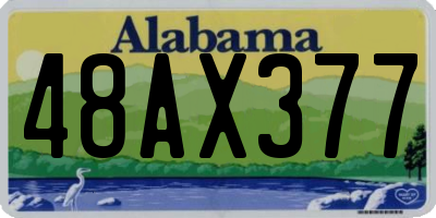 AL license plate 48AX377