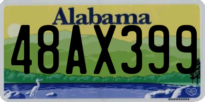 AL license plate 48AX399