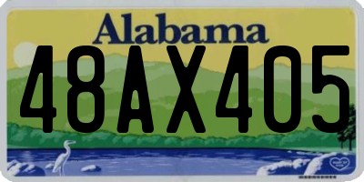 AL license plate 48AX405