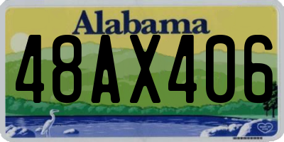 AL license plate 48AX406