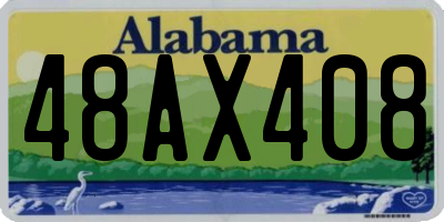 AL license plate 48AX408