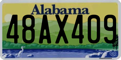 AL license plate 48AX409
