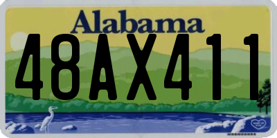 AL license plate 48AX411