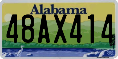 AL license plate 48AX414