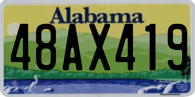 AL license plate 48AX419