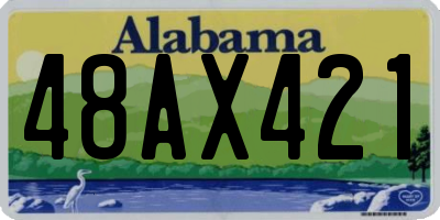 AL license plate 48AX421