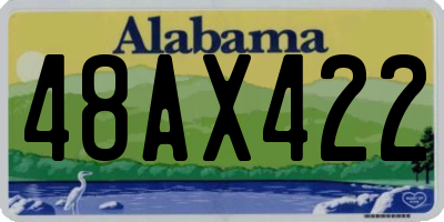 AL license plate 48AX422