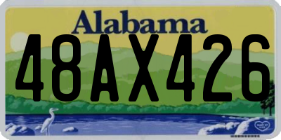 AL license plate 48AX426
