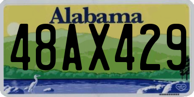 AL license plate 48AX429