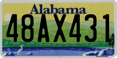 AL license plate 48AX431