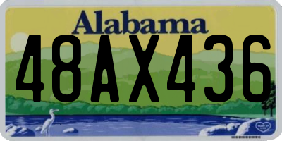 AL license plate 48AX436