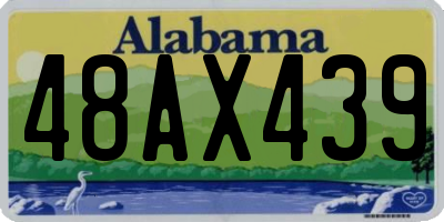 AL license plate 48AX439