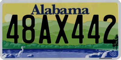 AL license plate 48AX442
