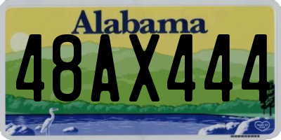 AL license plate 48AX444