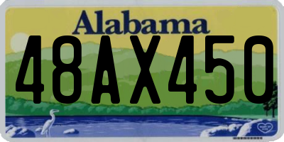 AL license plate 48AX450