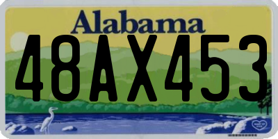 AL license plate 48AX453