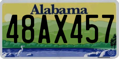 AL license plate 48AX457