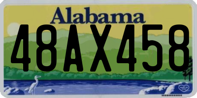 AL license plate 48AX458