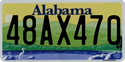 AL license plate 48AX470