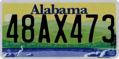 AL license plate 48AX473