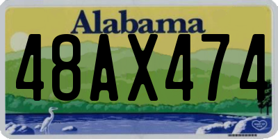 AL license plate 48AX474