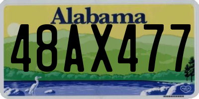 AL license plate 48AX477