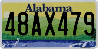 AL license plate 48AX479