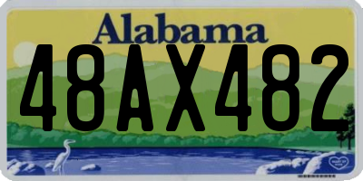 AL license plate 48AX482