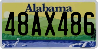 AL license plate 48AX486