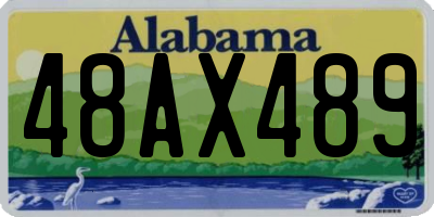 AL license plate 48AX489