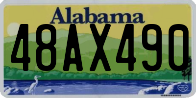 AL license plate 48AX490