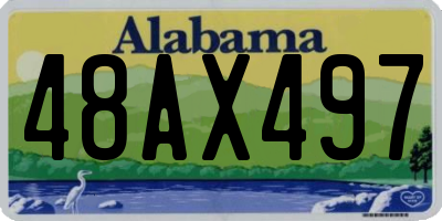 AL license plate 48AX497