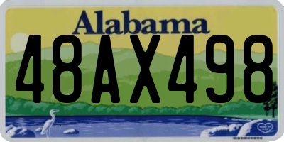 AL license plate 48AX498