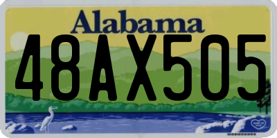 AL license plate 48AX505