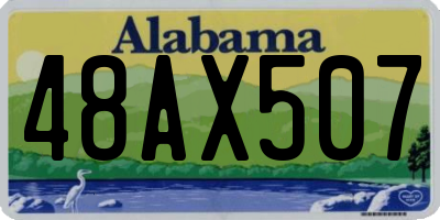 AL license plate 48AX507