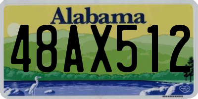 AL license plate 48AX512