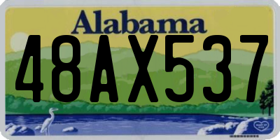 AL license plate 48AX537